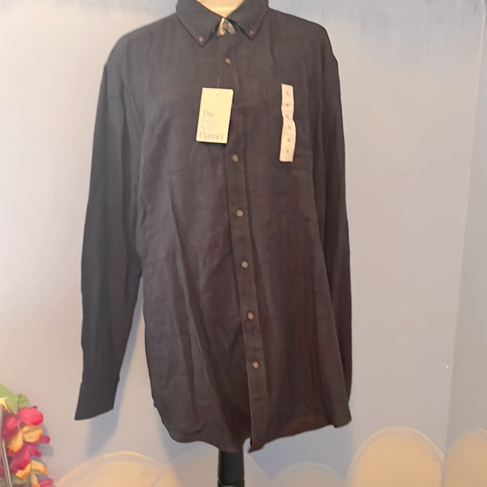 NWT- Croft&Barrow men’s XL extra soft flannel button up shirt.